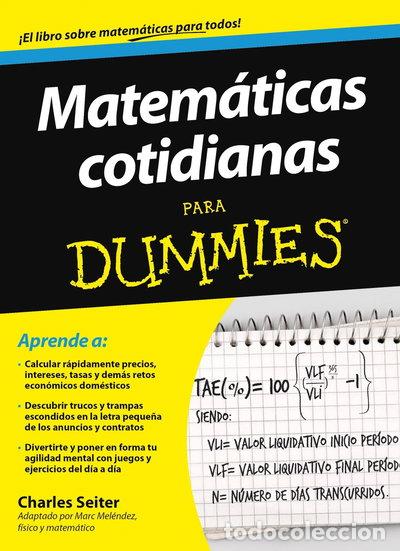 Libros: Matem&aacute;ticas cotidianas para Dummies- 9788432900754