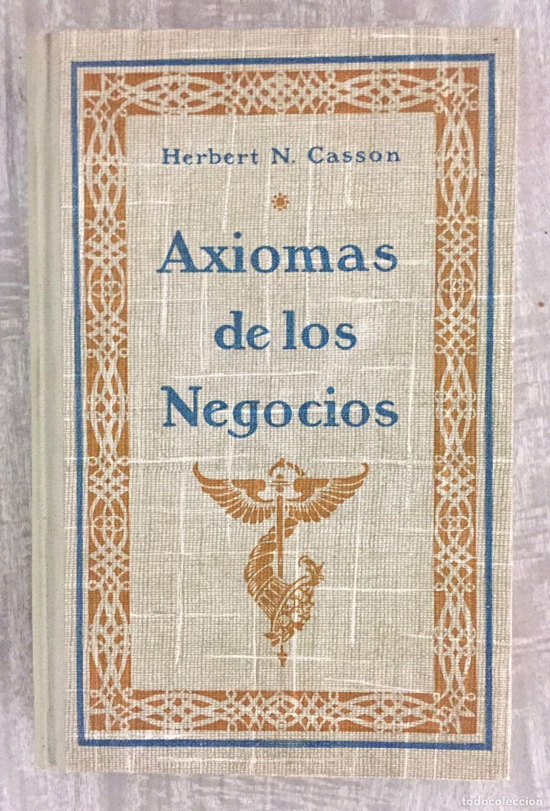 Libros: AXIOMAS DE LOS NEGOCIOS