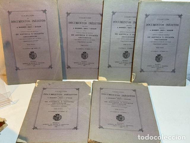 Livres: COLECCI&Oacute;N DE DOCUMENTOS INEDITOS RELATIVOS AL DESCUBRIMIENTO CONQUISTA Y ORGANIZACI&Oacute;N DE LAS ANTIGUA