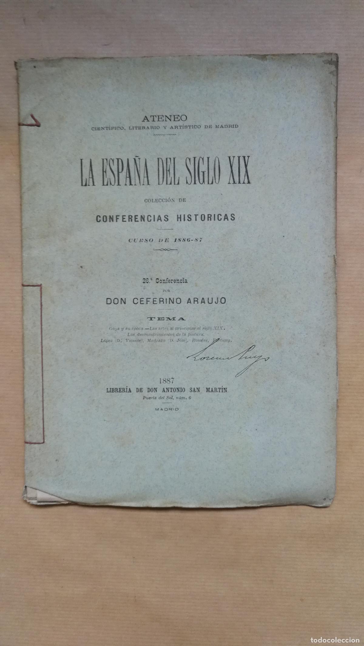 Libros: &rdquo;Goya y su &eacute;poca ; las artes al principio del siglo XIX ; los desenvolvimientos de la pintura ; L&oacute;pe
