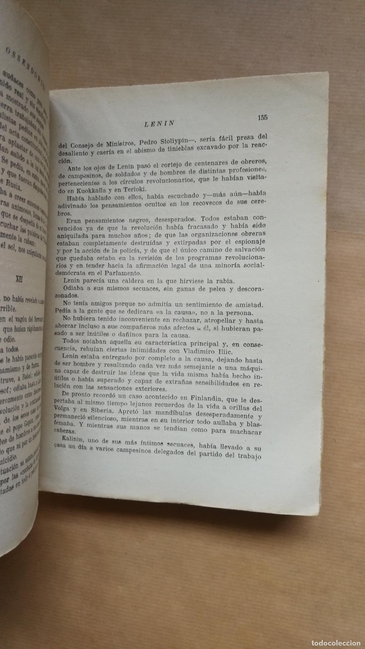 Libros: LENIN - F. Ossendowski - Foto 5
