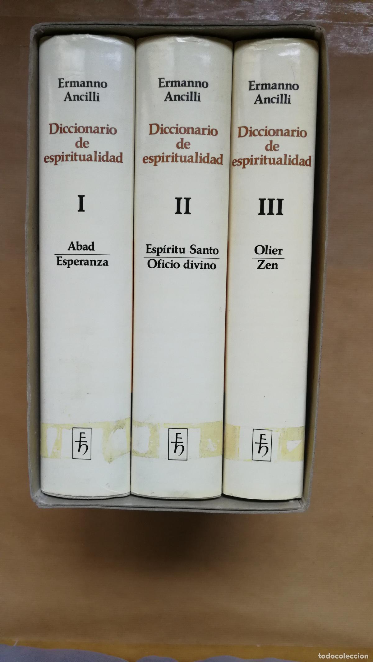 Livres: Diccionario de espiritualidad. Tomo I: Abad-Esperanza. Tomo II: Espiritu Santo - Oficio Divino. Tomo