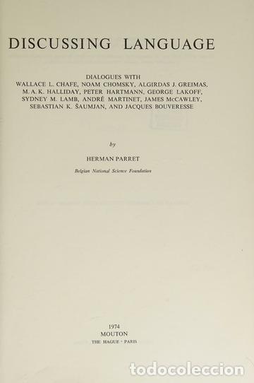 Discussing Language - Herman Parret