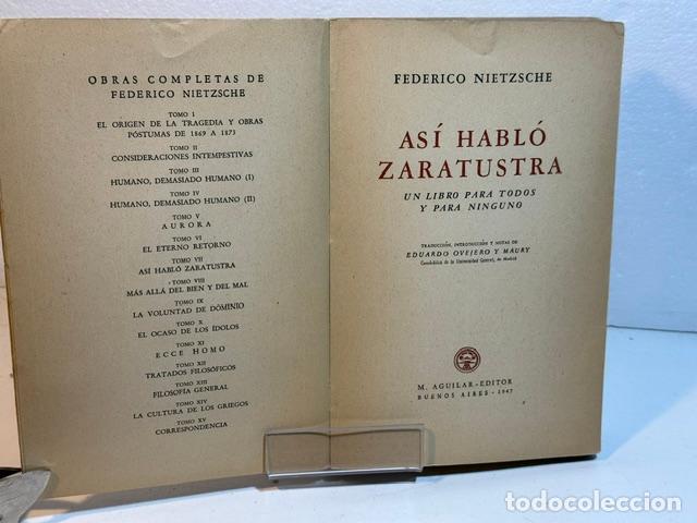 Livres: ASI HABLO ZARATUSTRA