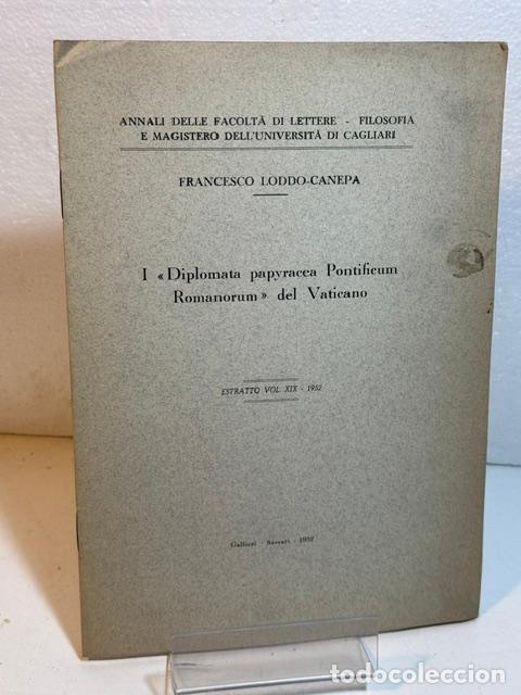 Livres: I DIPLOMATA PAPYRACEA PONTIFICUM ROMANORUM DEL VATICANO