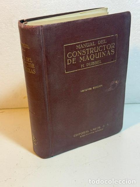 Livres: MANUAL DE CONSTRUCTOR DE MAQUINAS TOMO I