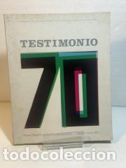 books: TESTIMONIO 70