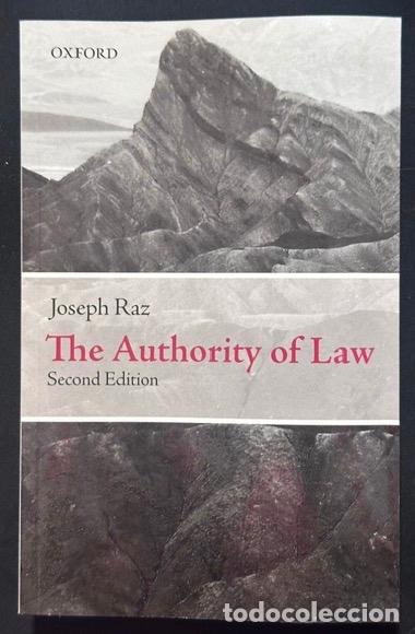 Livres: THE AUTHORITY OF LAW - RAZ, Joseph