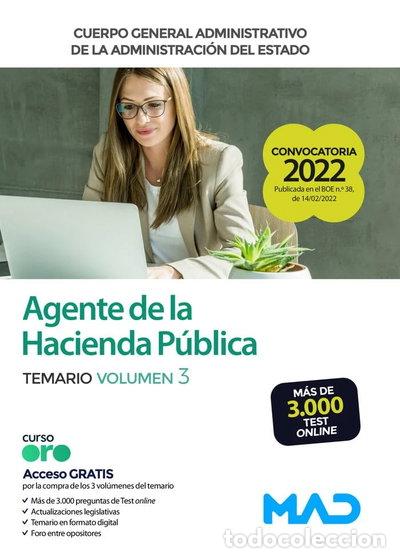 Libros: Agente de la Hacienda P&uacute;blica Cuerpo General Administrativo de la Administrac...- 9788414254691