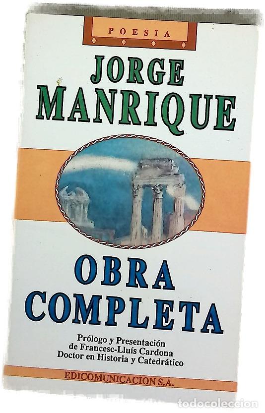 Libros: Obra completa - Manrique, Jorge; Garza Castillo, Jorge