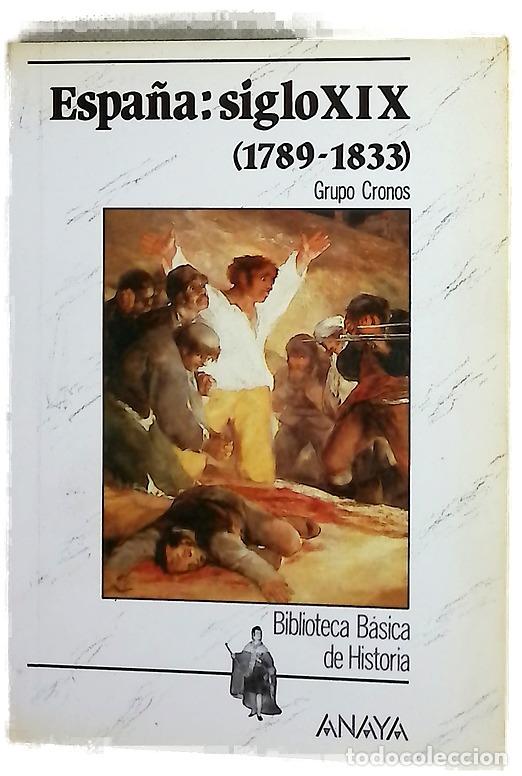 Libros: Espa&ntilde;a, siglo XIX (1789-1833)