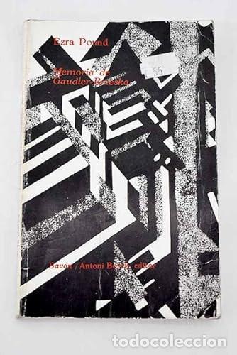 Libri di seconda mano: Memoria de Gaudier-Brzeska - Ezra Pound - Ezra Pound