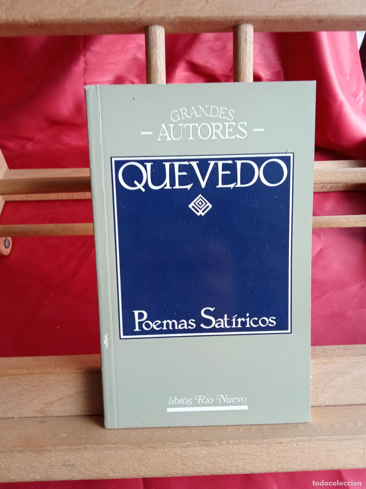 Libros: Poemas Sat&iacute;ricos, Quevedo. L.12820-1772