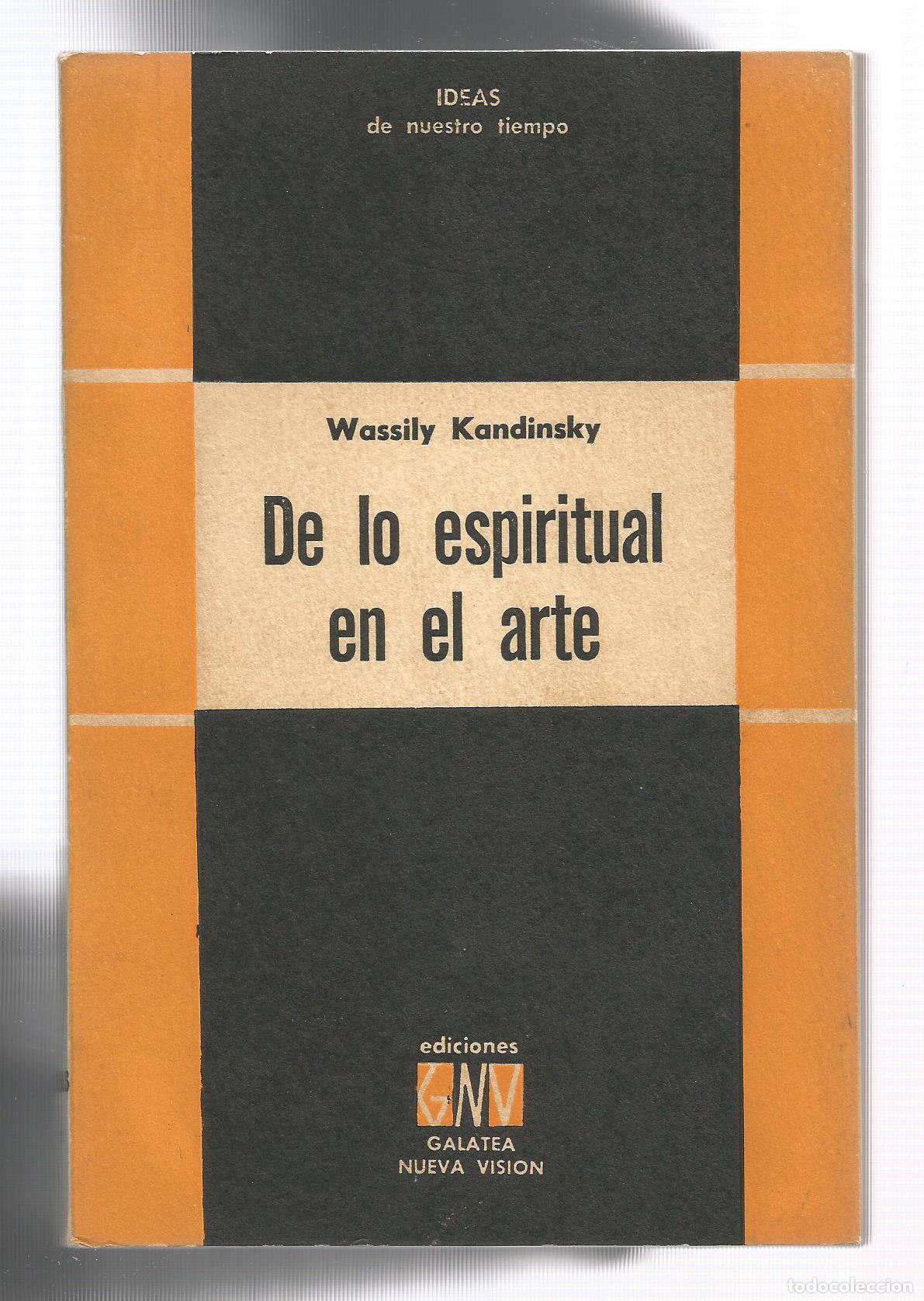 Libros: De lo espiritual en el arte y la pintura en particular. - KANDINSKY, Wassily: