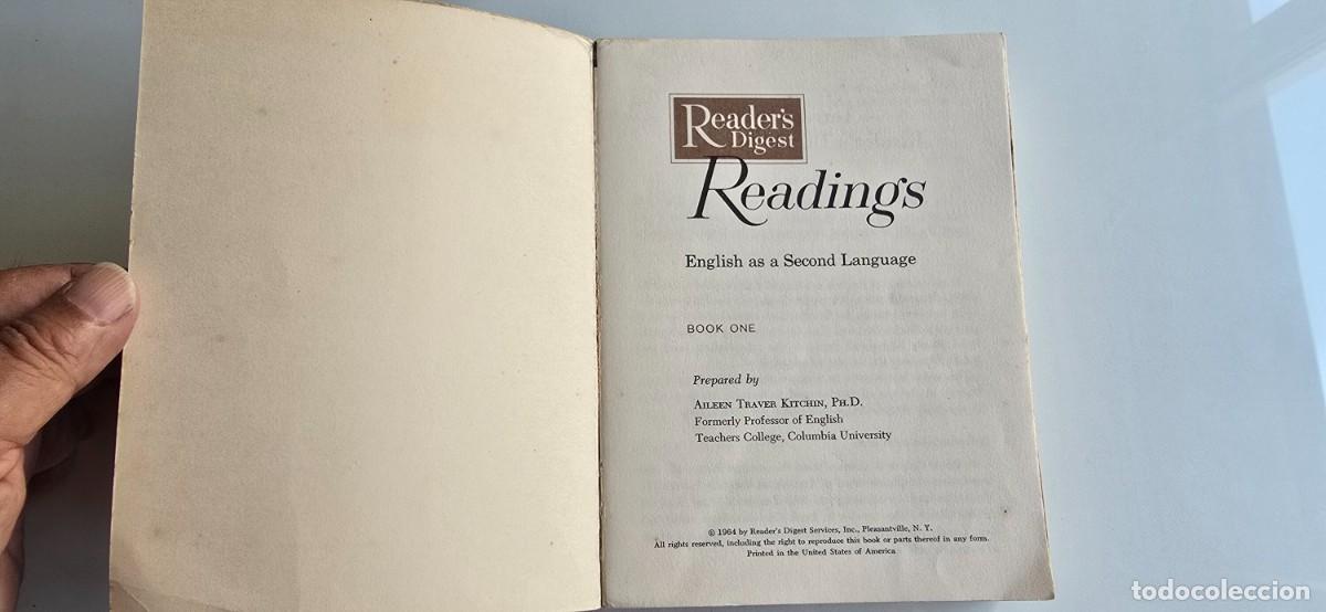 Libros: Libro lecturas de EL INGL&Eacute;S de HOY (Readers Digest, 1966) - Foto 3