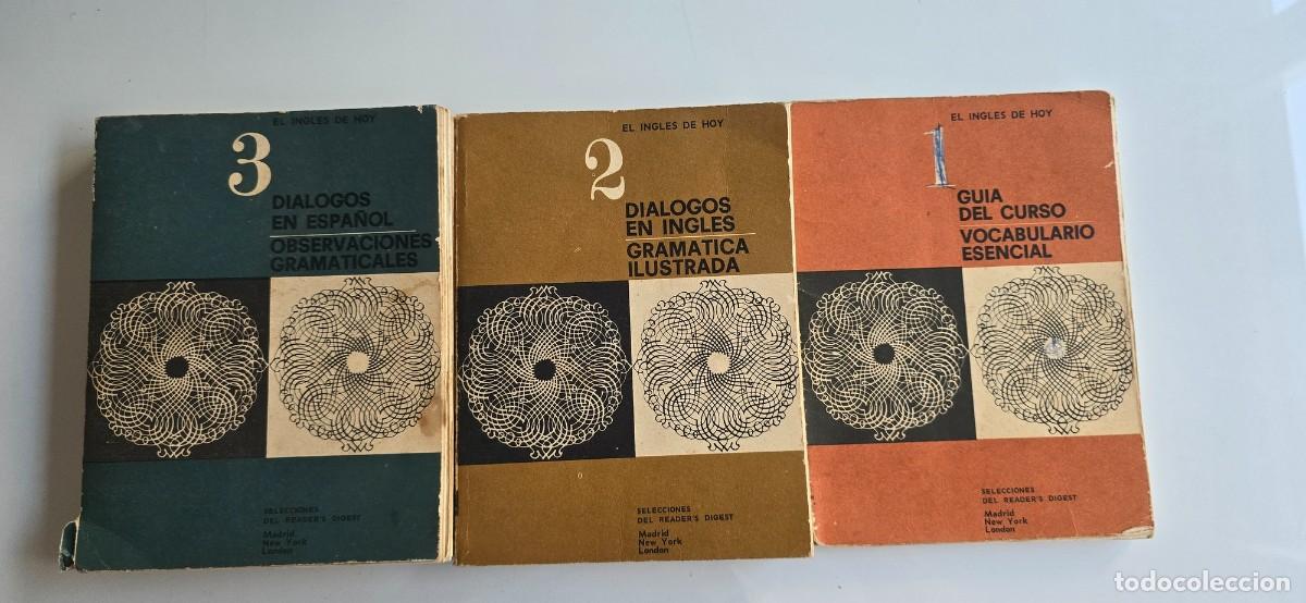 Libros: Libros del curso EL INGL&Eacute;S de HOY (Reader's Digest, 1966).