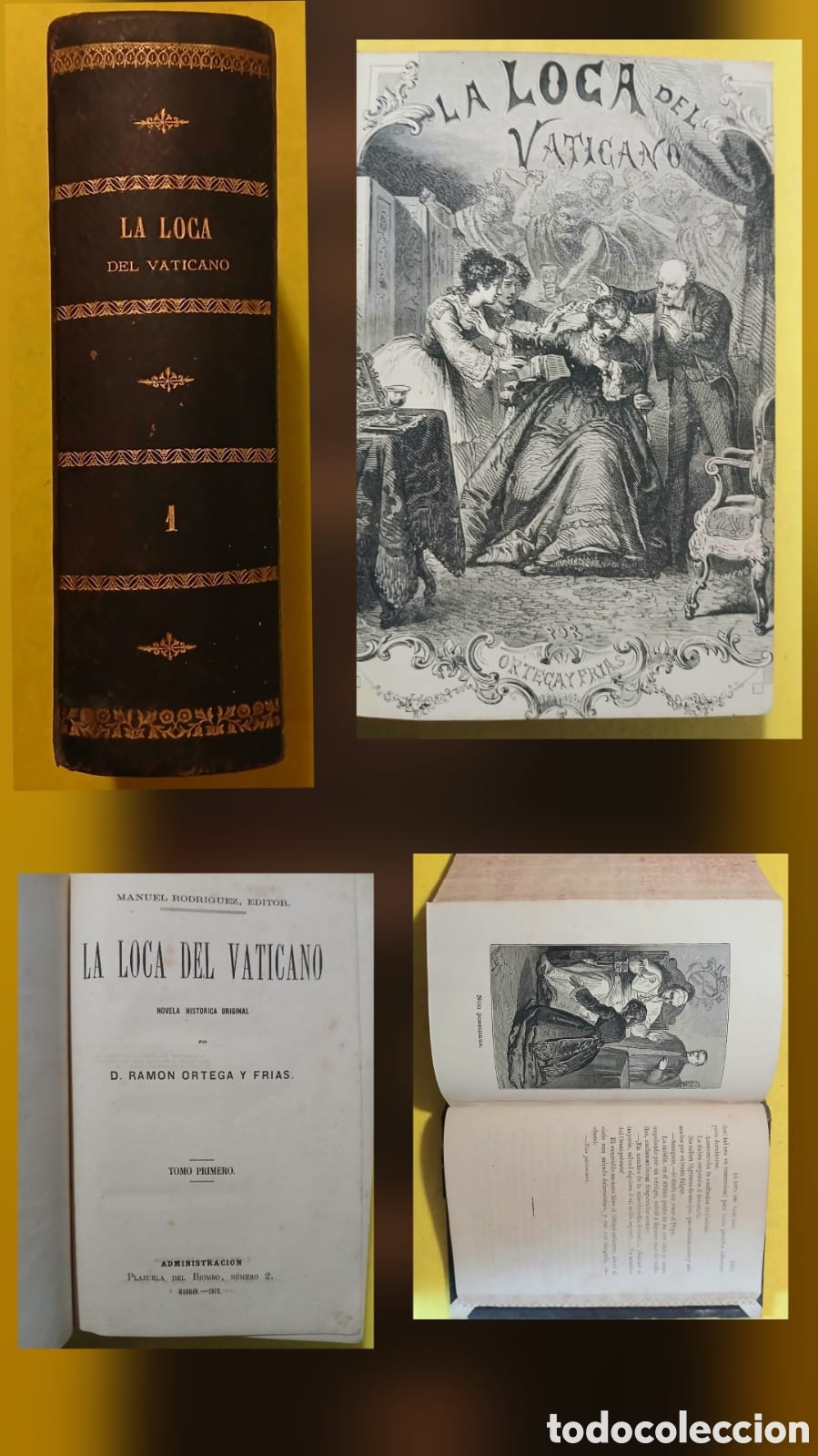 Libros: la loca del vaticano, D. Ramon Ortega Frias
