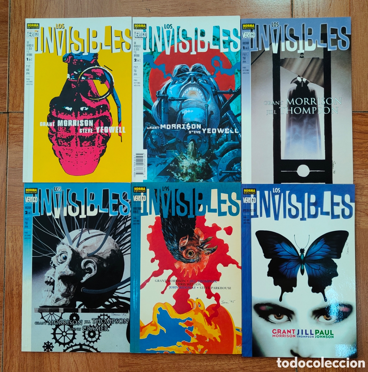 B&uuml;cher: Los Invisibles � 6 de 8 N&uacute;meros (1 al 6) � Norma - Grant Morrison