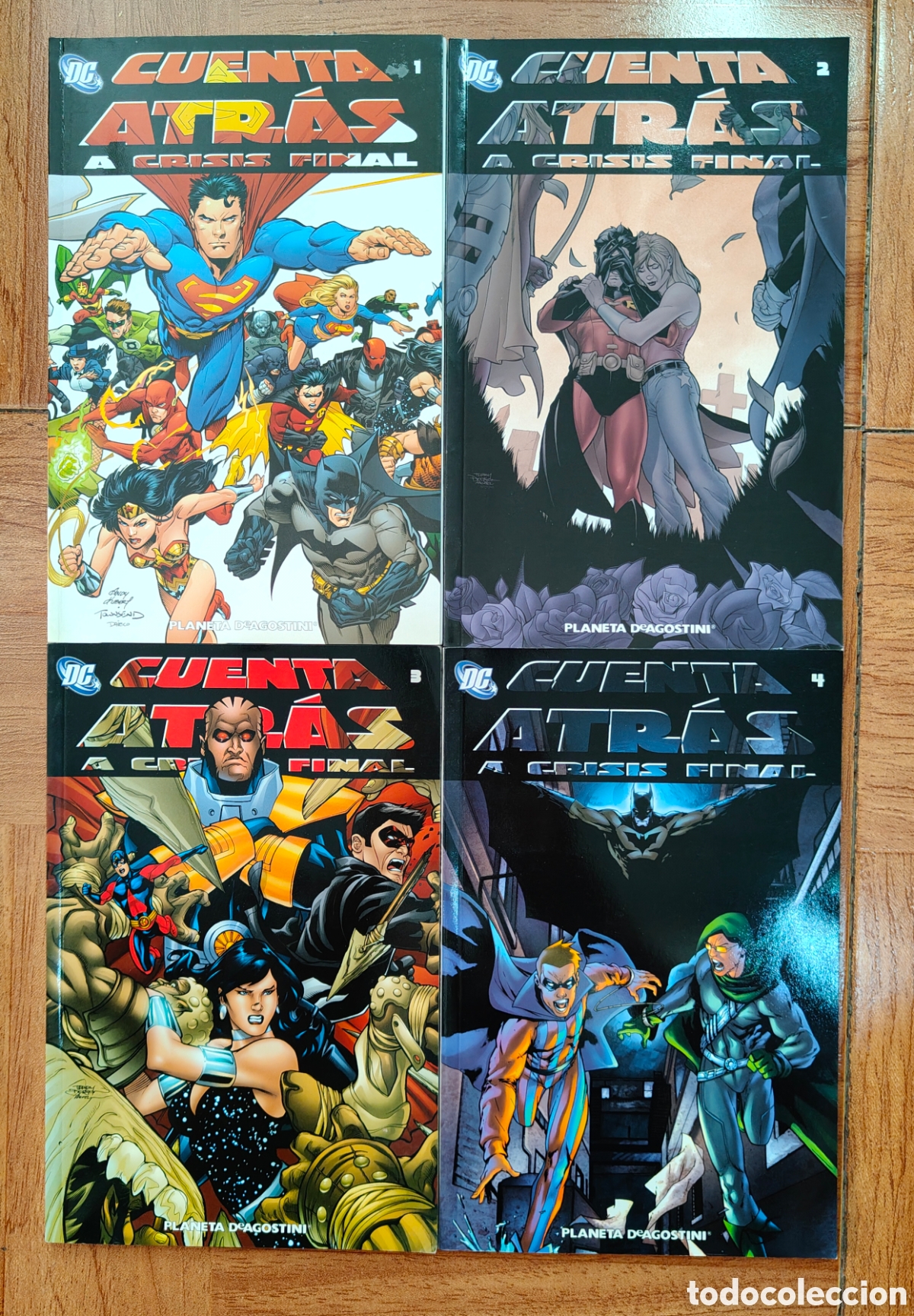 B&uuml;cher: Cuenta Atr&aacute;s a Crisis Final � 4 N&uacute;meros (1 al 4) � Planeta DeAgostini - Paul Dini