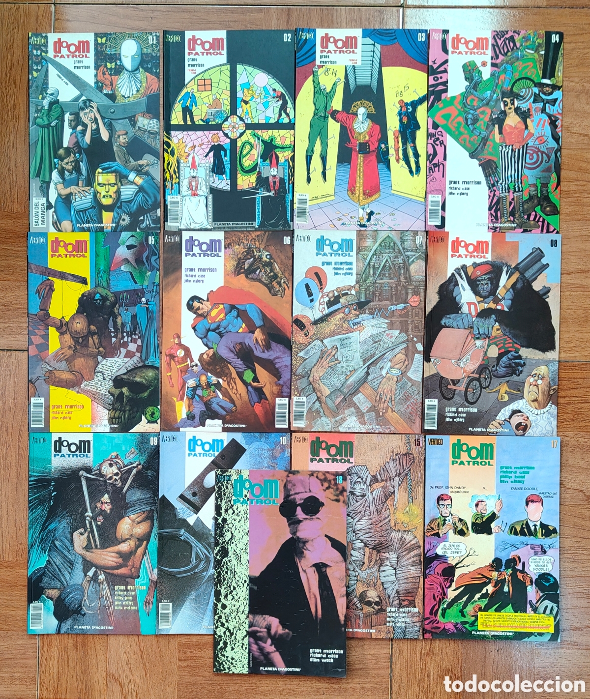 B&uuml;cher: Doom Patrol � 13 de 20 N&uacute;meros (1 al 10-15-17-18) � Planeta DeAgostini - Grant Morrison / richard Ca