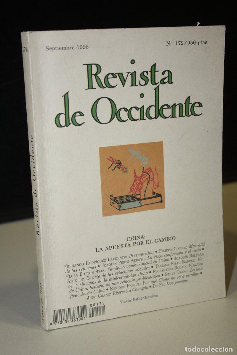 Livros em segunda m&atilde;o: Revista de Occidente. China: la apuesta por el cambio. N&ordm; 172. Septiembre 1995. - Vv.aa.