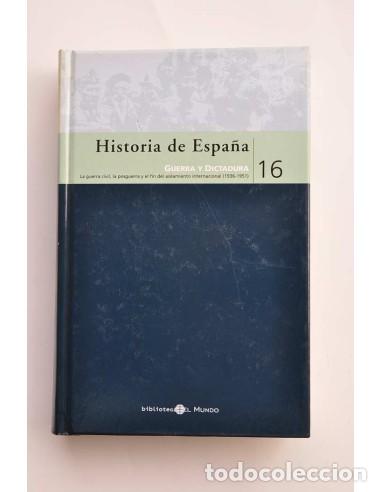 Libri di seconda mano: Historia de Espa&ntilde;a. 16. Guerra y Dictadura - TUSELL, Javier