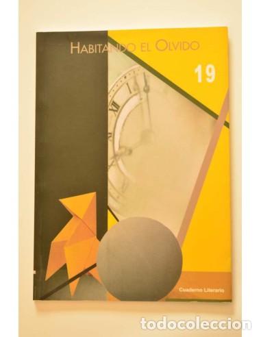 Libros: Habitando el olvido. Cuaderno literario, n&ordm; 19 - XXXI Certamen Literario Villa de Iniesta