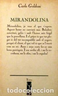 Libros: Mirandolina- 9788429733778