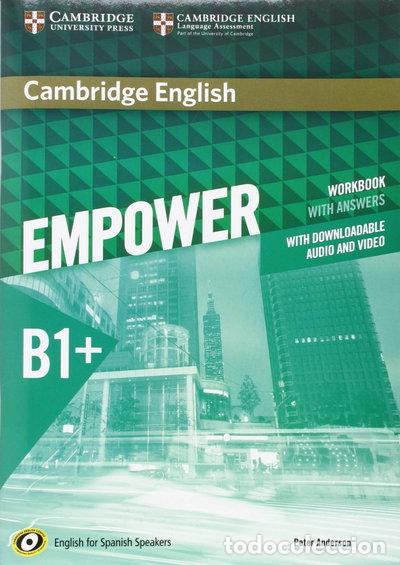 books: Cambridge English Empower for Spanish Speakers B1+ Workbook with Answers- 9788490369586