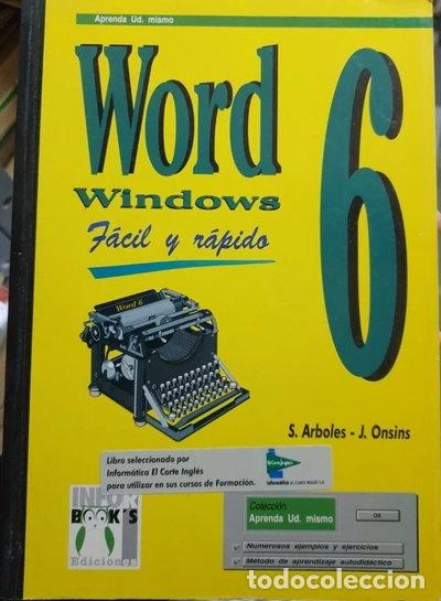 Libros: Word 6 Windows Facil y Rapido- 9788488323286