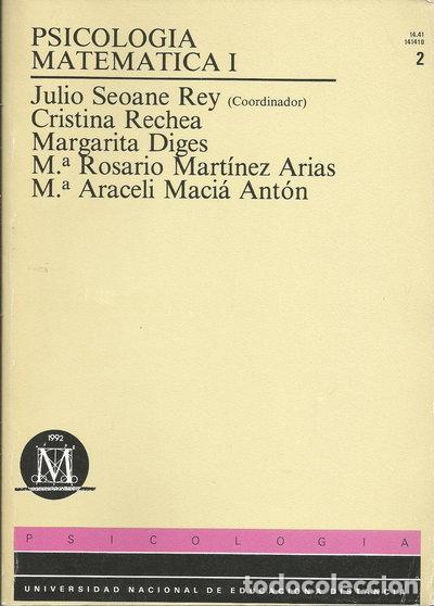 Libros: Psicolog&iacute;a matem&aacute;tica I- 9788436220292