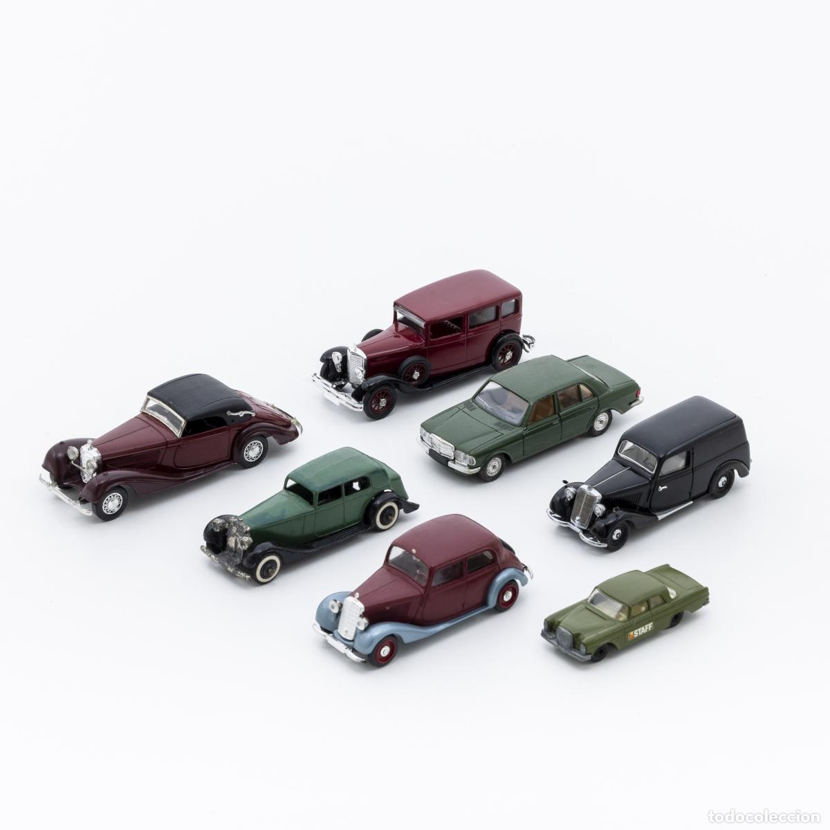 B&uuml;cher: Juguetes - Siete coches Mercedes-Benz en miniatura
