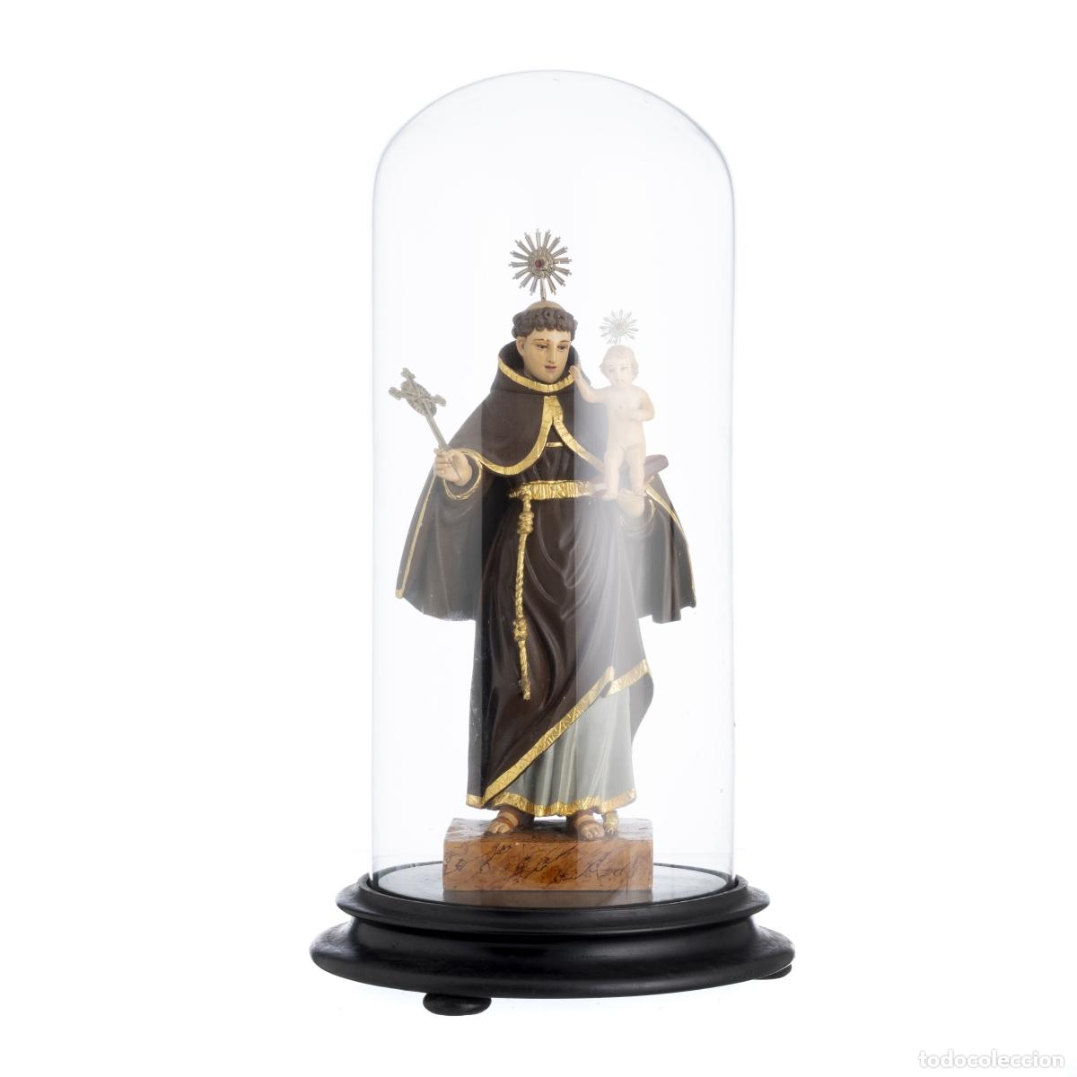 books: Arte sacro - San Antonio con el Ni&ntilde;o Jes&uacute;s - Siglo XIX