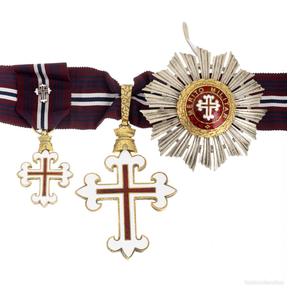 Livres: Militar - Placa y cruces de la Orden del M&eacute;rito Militar del siglo I.