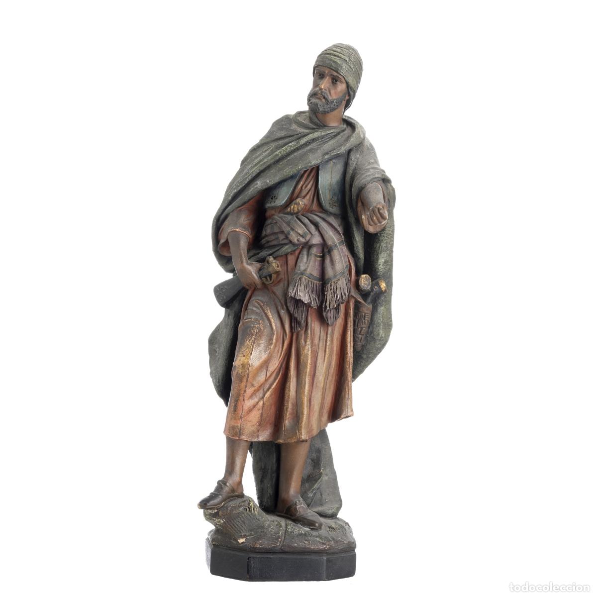 Libri di seconda mano: Escultura - Escultura de un guerrero &aacute;rabe - 1900