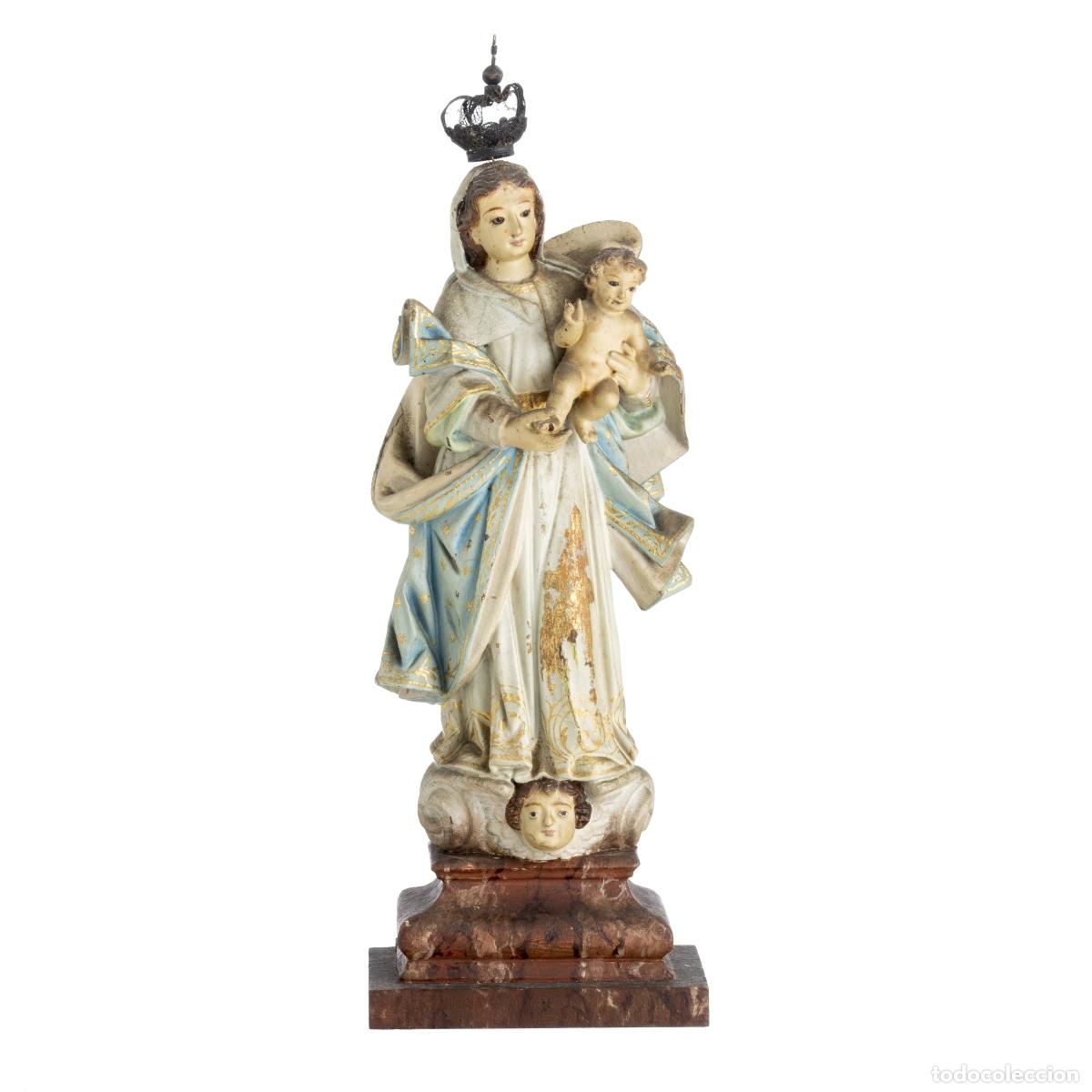 Livres: Arte sacro - Nuestra Se&ntilde;ora con el Ni&ntilde;o Jes&uacute;s - Siglo XIX