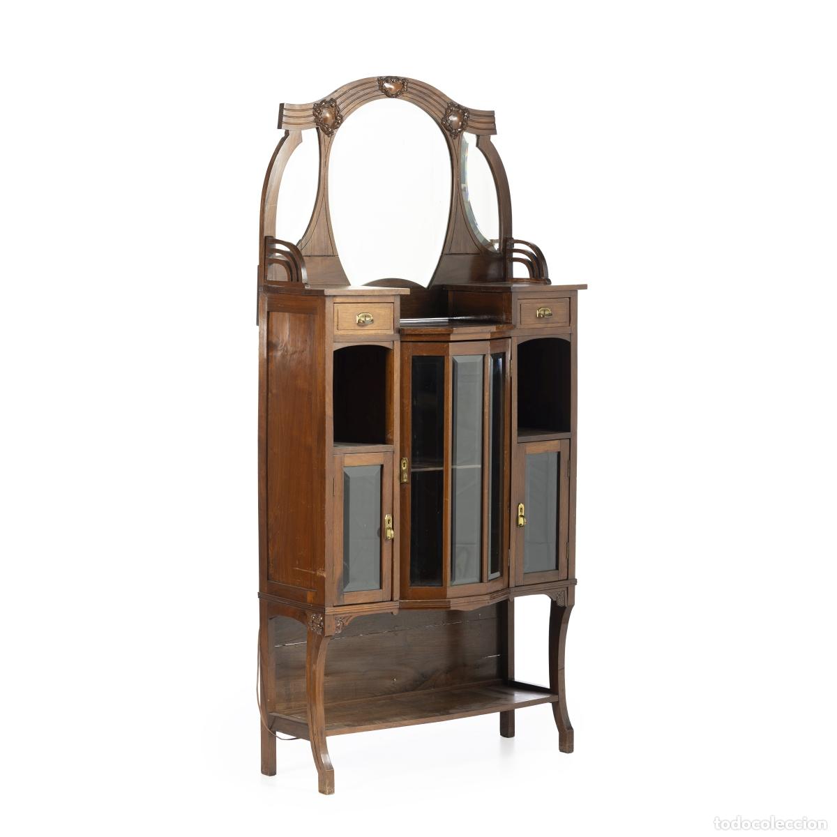 Libros: Mobiliario - Armario Art Nouveau - Foto 1