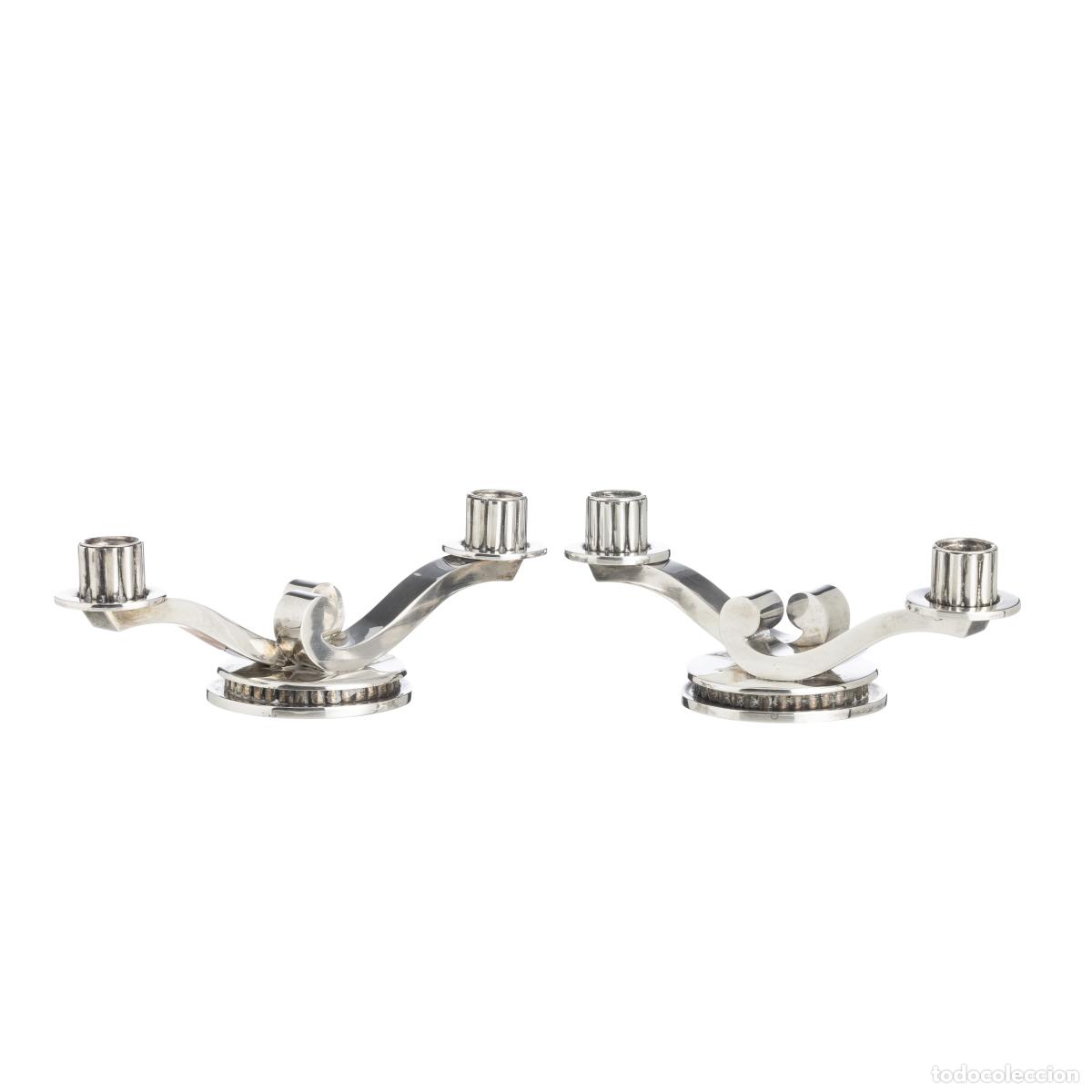 Libros: Plata - Par de candelabros de plata - Art D&eacute;co - Foto 1