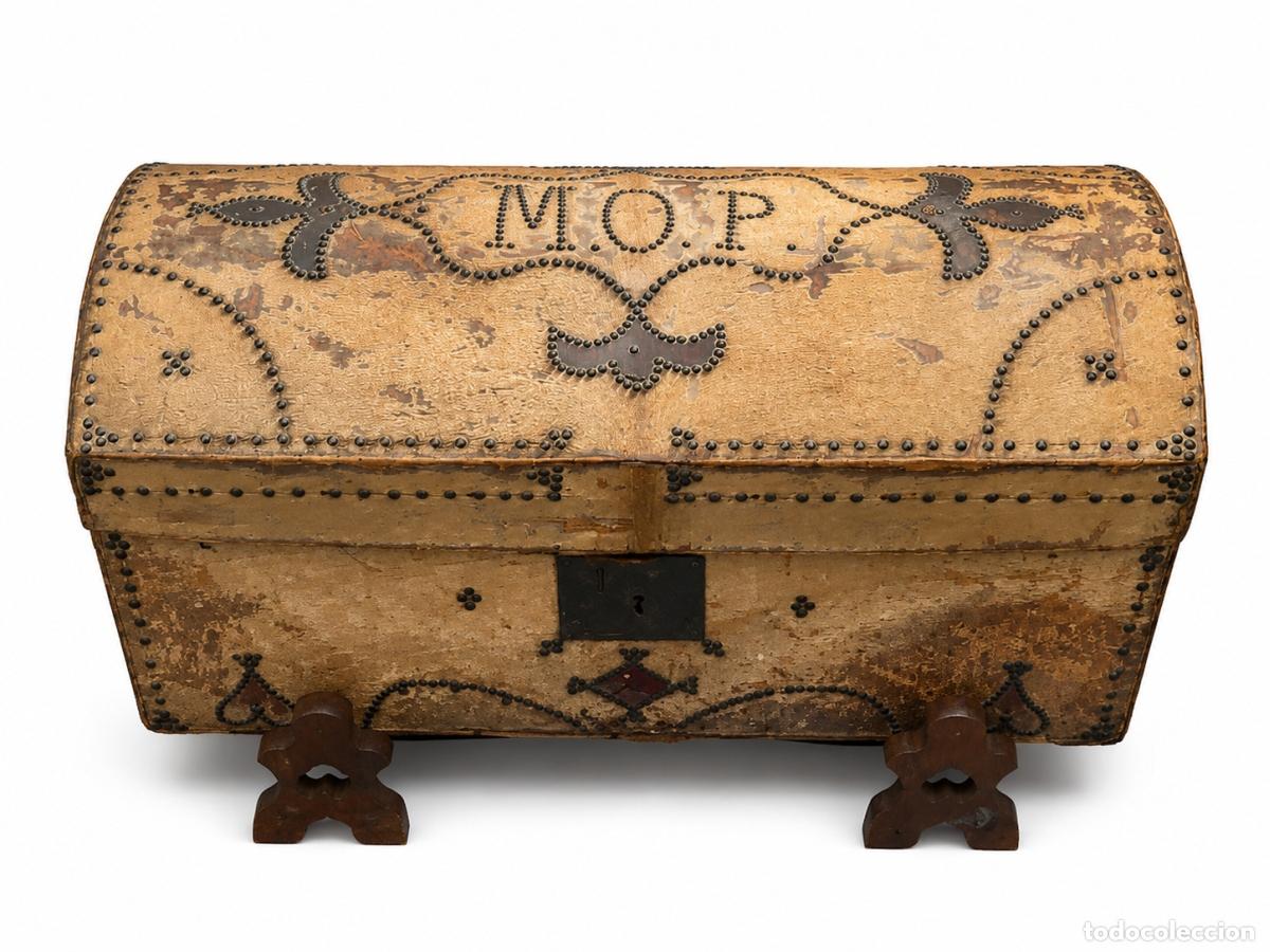 Libros: Muebles - Ba&uacute;l - Siglo XIX - Foto 1