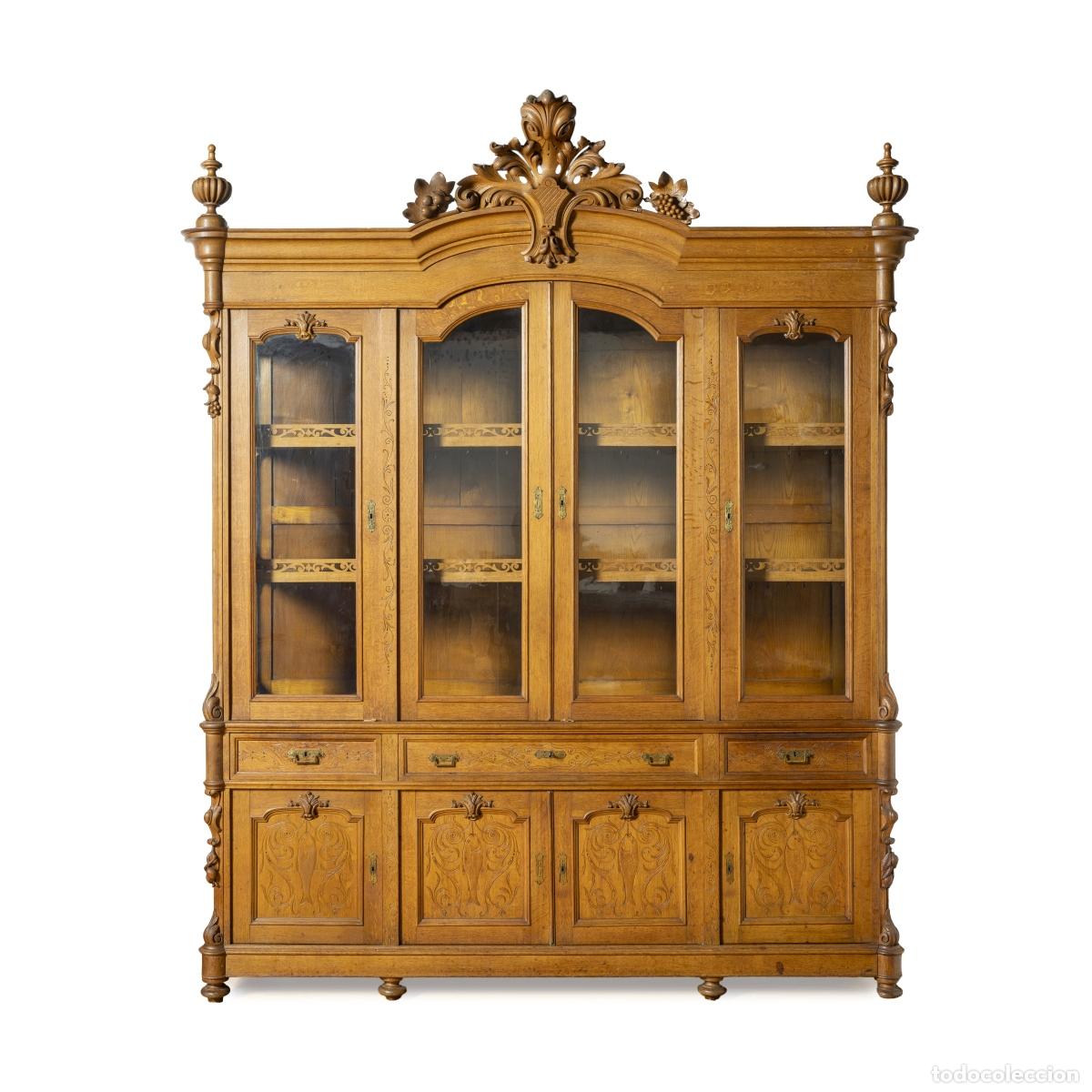 B&uuml;cher: Muebles - Gran vitrina para porcelana - Enrique II - Siglo XIX (285 cm)