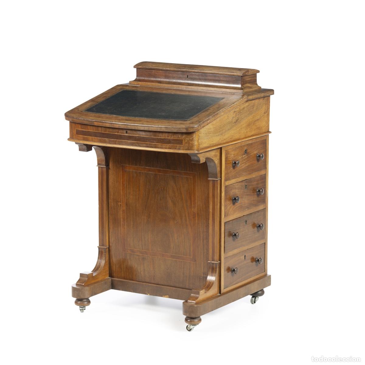 Libros: Muebles - Escritorio Davenport - Siglo XIX - Foto 1
