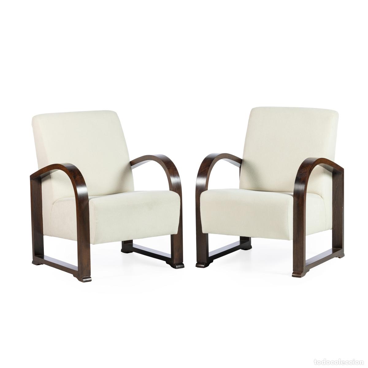 B&uuml;cher: Mobiliario - Par de sillones modernistas - Art D&eacute;co