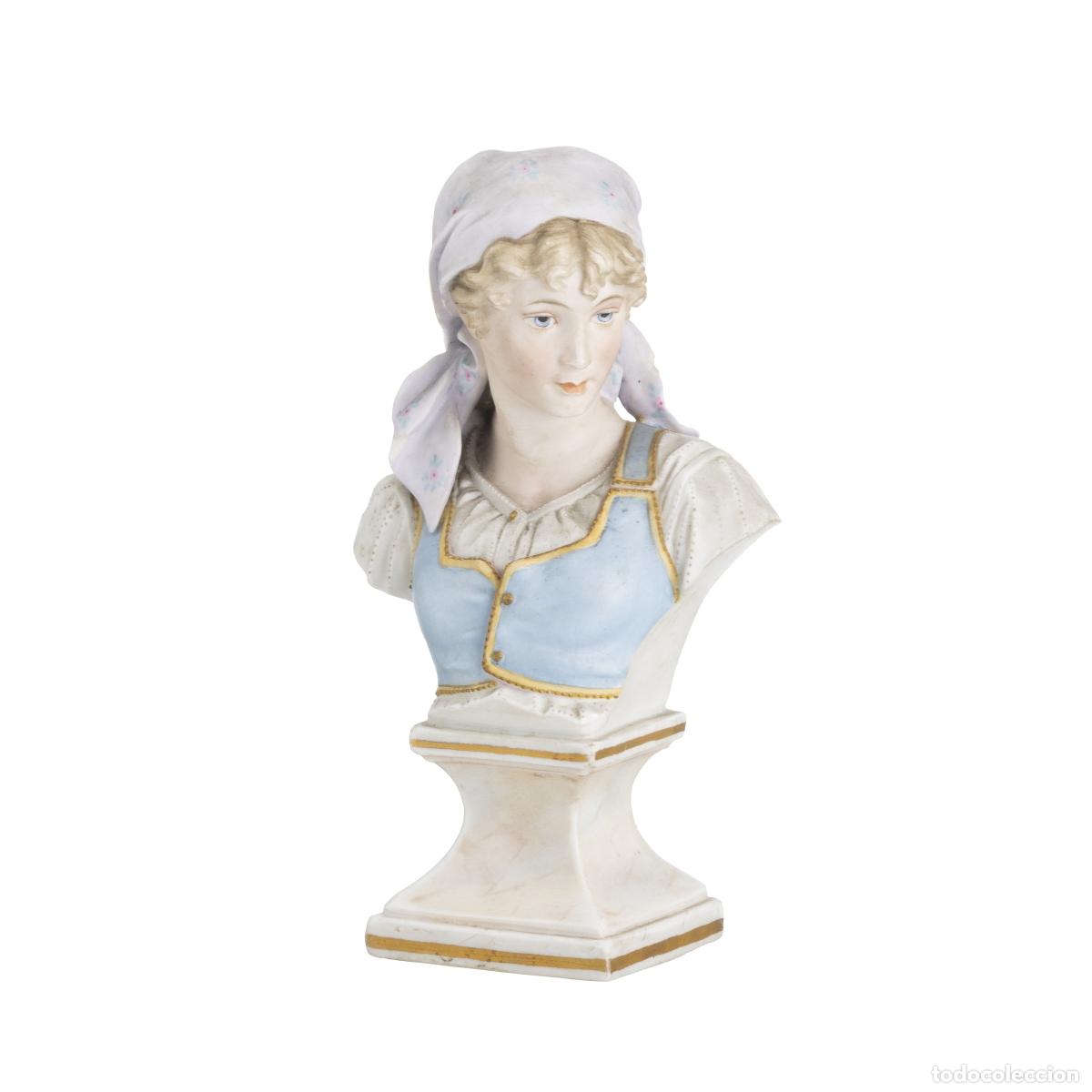 B&uuml;cher: Porcelana - Busto femenino - Siglo XIX