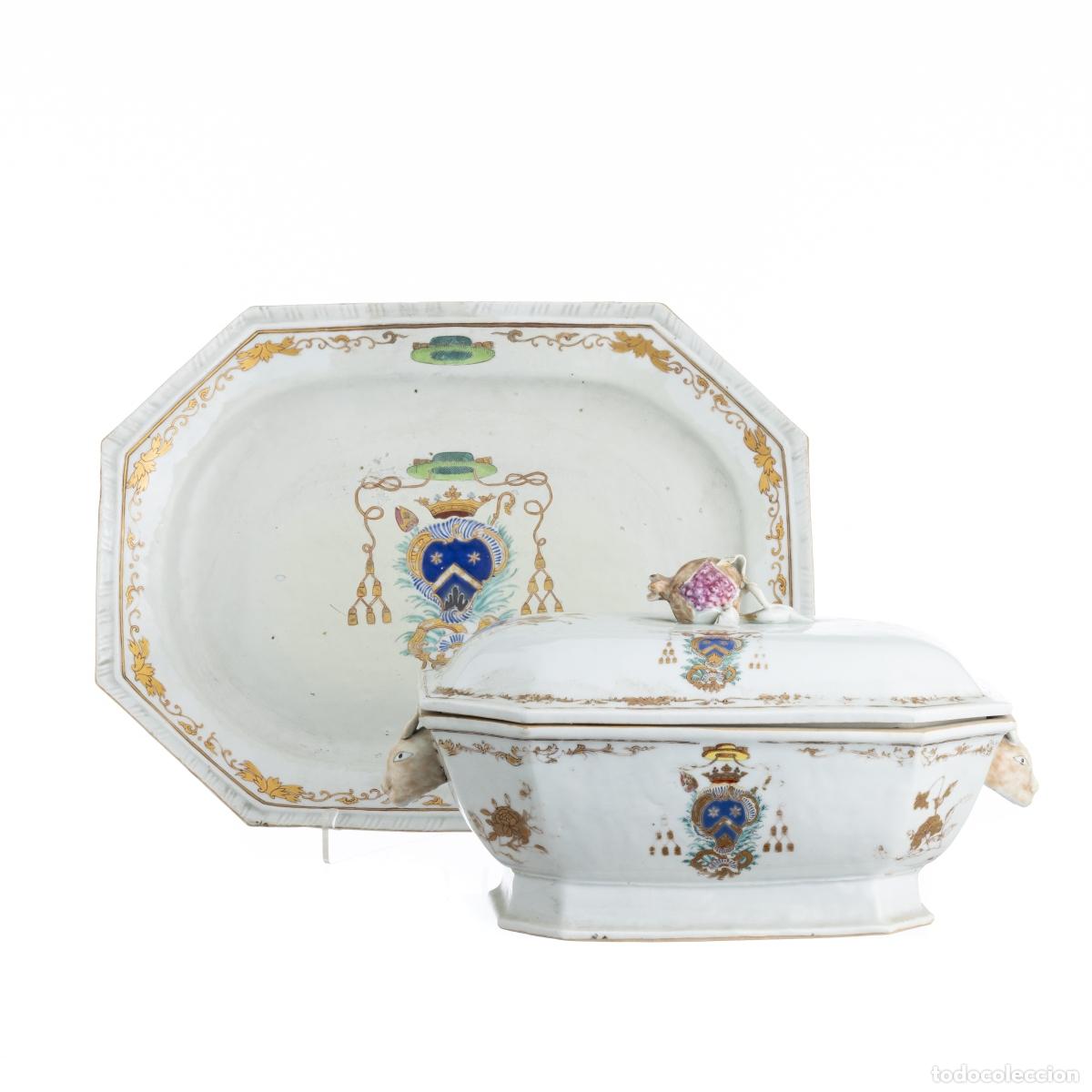 Libros: Porcelana china - Sopera revestida, Compa&ntilde;&iacute;a Brit&aacute;nica de las Indias Orientales - Siglo XVIII