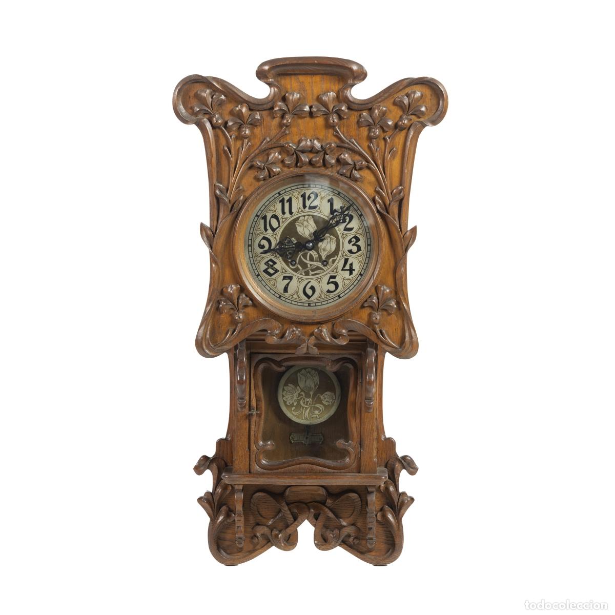 Livres: Reloj de pared - siglo XIX (92 cm)