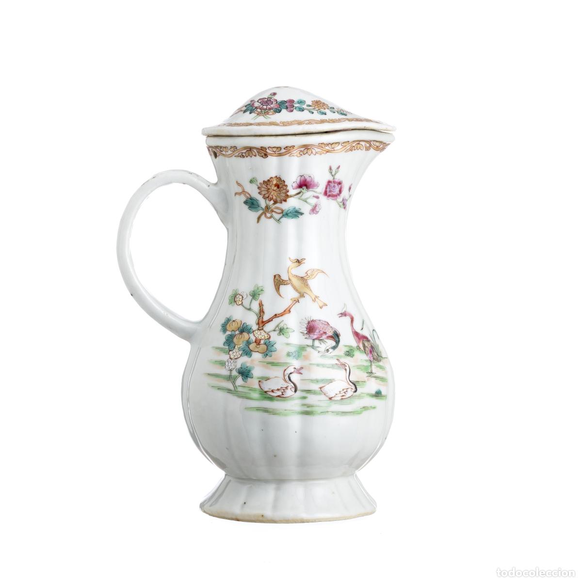 Libros: Porcelana china - Taza con tapa, Compa&ntilde;&iacute;a Brit&aacute;nica de las Indias Orientales - Siglo XVIII