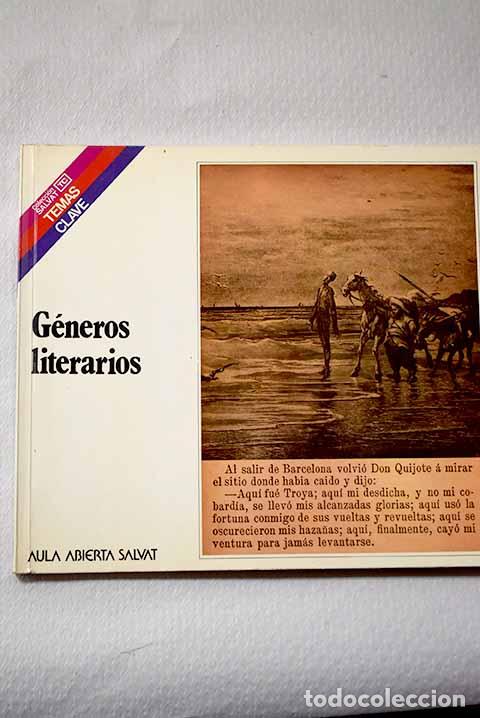 Libros: G&eacute;neros literarios: Abad Nebot, Francisco.- Abad Nebot, Francisco