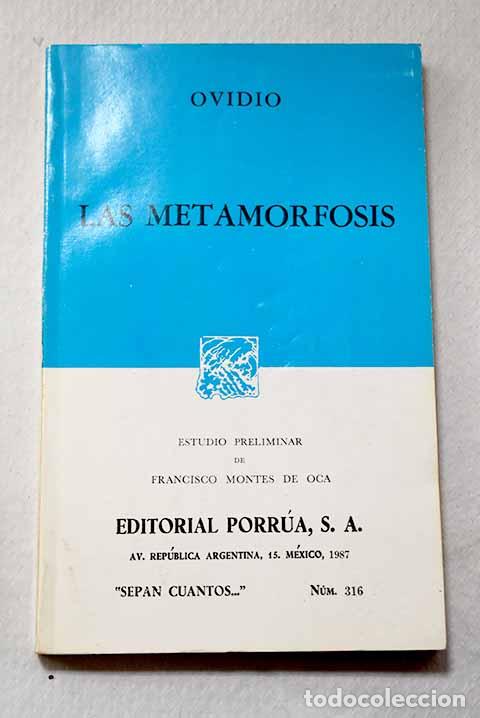 Libros: Las metamorfosis: Ovidio Nas&oacute;n, Publio.- Ovidio Nas&oacute;n, Publio