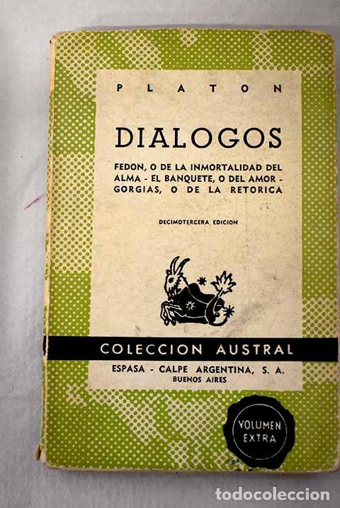 Libros: Di&aacute;logos: Plat&oacute;n: Espasa-Calpe..- Plat&oacute;n