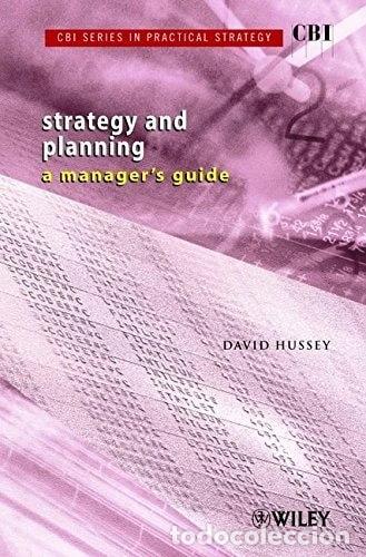 Livres: Strategy and Planning: A Manager's Guide- 9780471500063